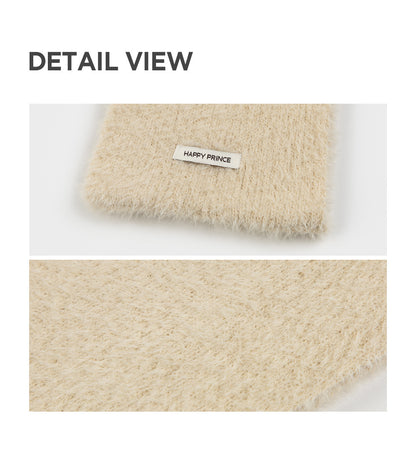 Mink Fluffy Knit Baby Muffler