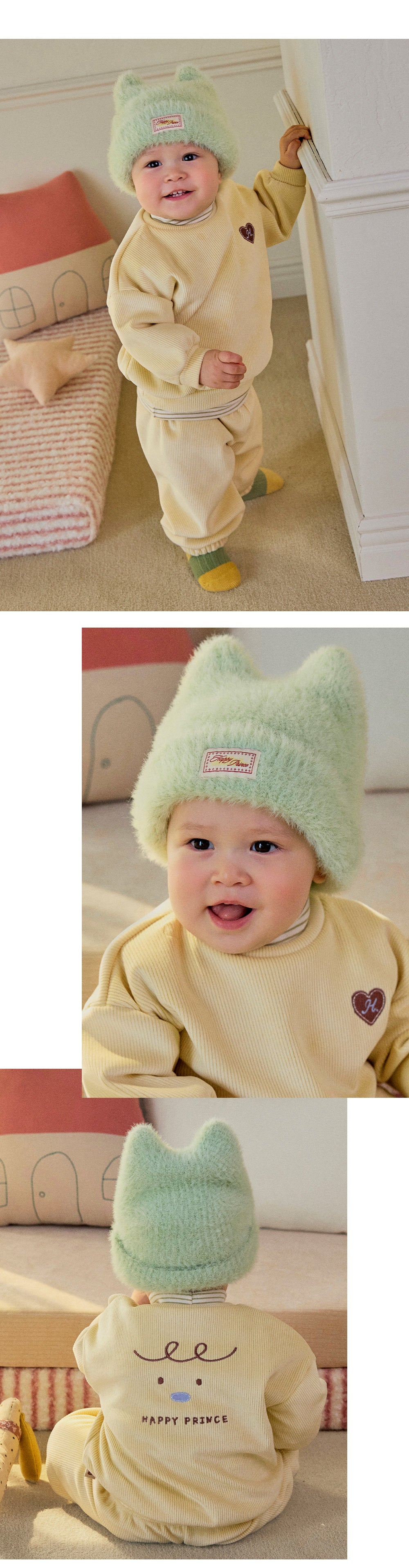 Mink Fluffy Nero Knit Beanie