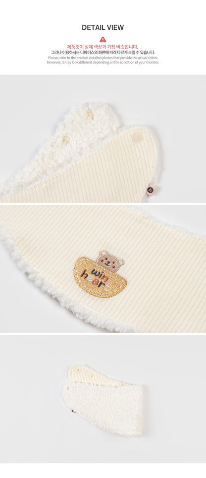 Mir snow baby banana bib