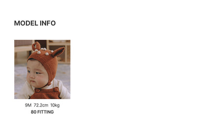 Moa Knit Baby Overall Set