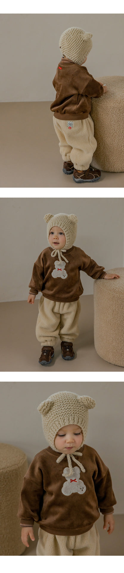 Mochabear double velour sweatshirt