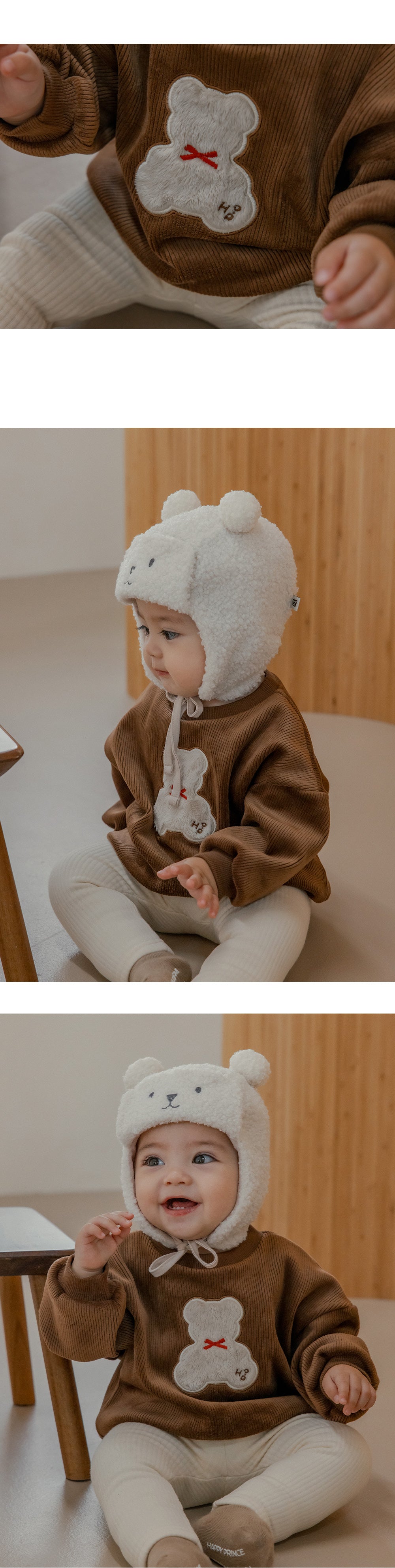 Mochabear double velour sweatshirt