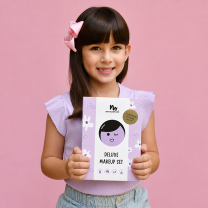 Nancy Purple Pressed Powder Kids Make Up Deluxe Box