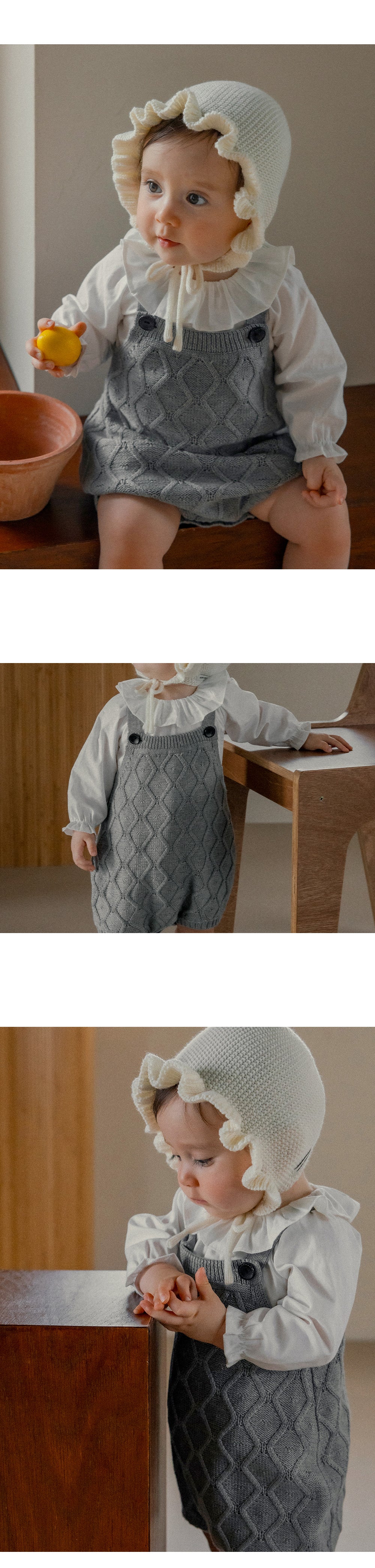 Nevi knit baby suit