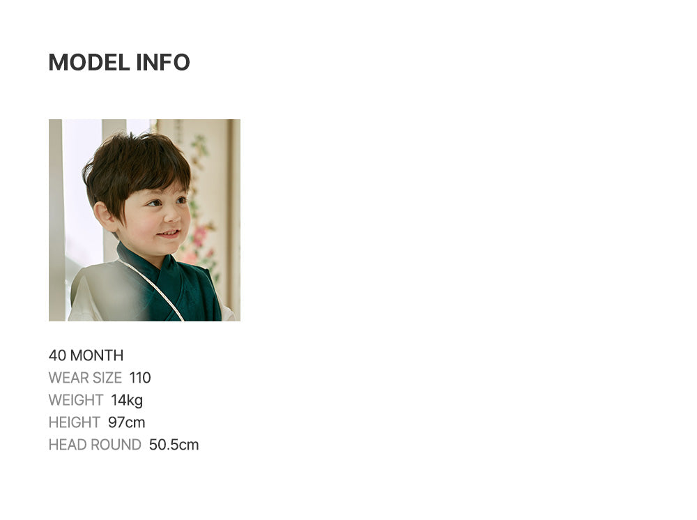 Onyunarae Hanbok Vest Top & Bottom Set (Boy)