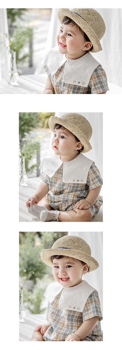 Owen baby straw fedora