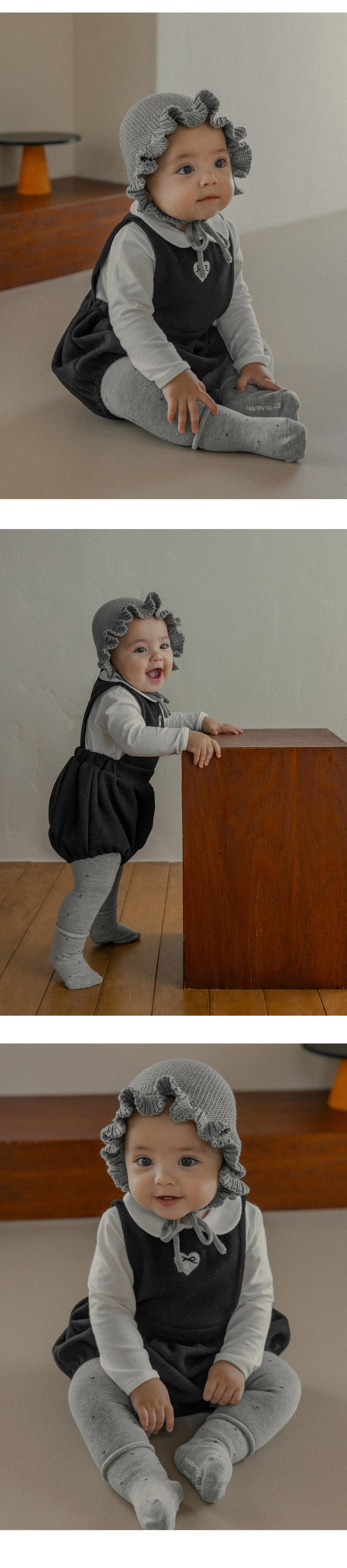 Polka baby leggings set