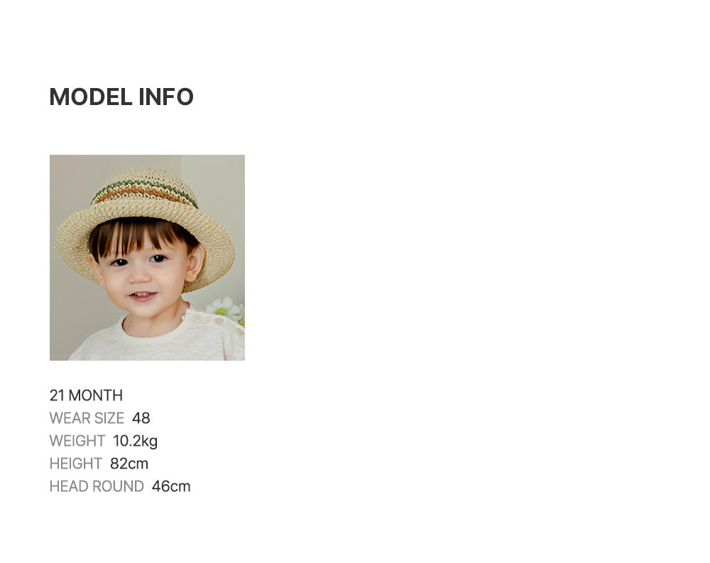 Poppy Baby Straw Fedora