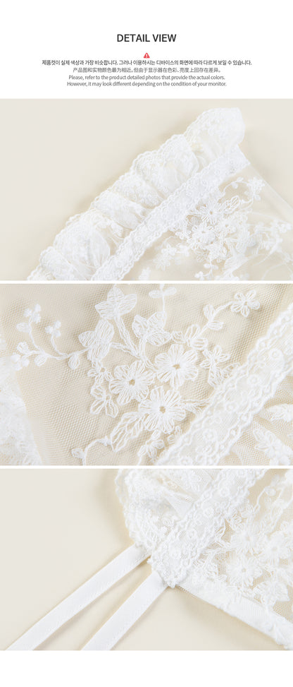 Prina lace baby bonnet