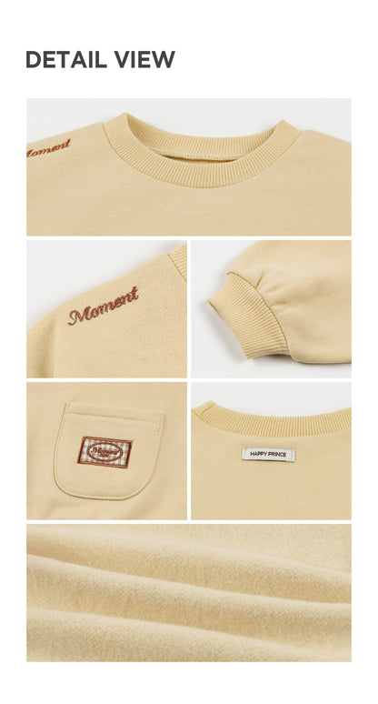 Pudding baby fleece lined sweatshirt