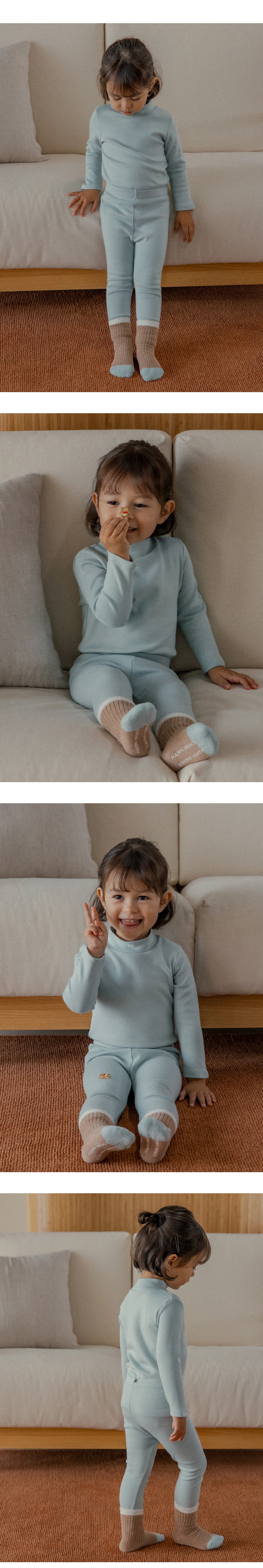 Pure basic modal fleece lined leggings