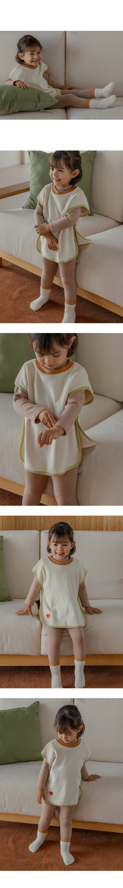 Pure basic modal fleece lined leggings