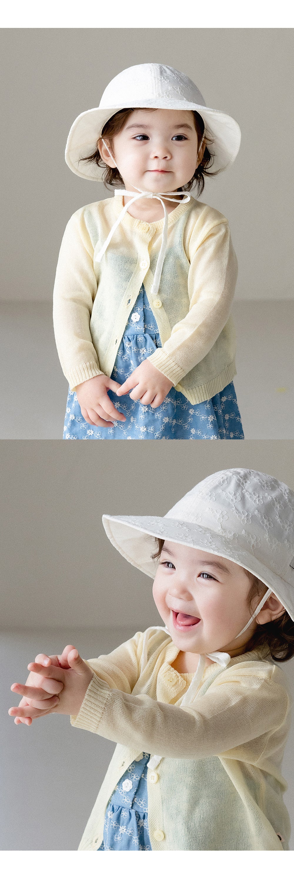 Rev eyelet baby sun hat