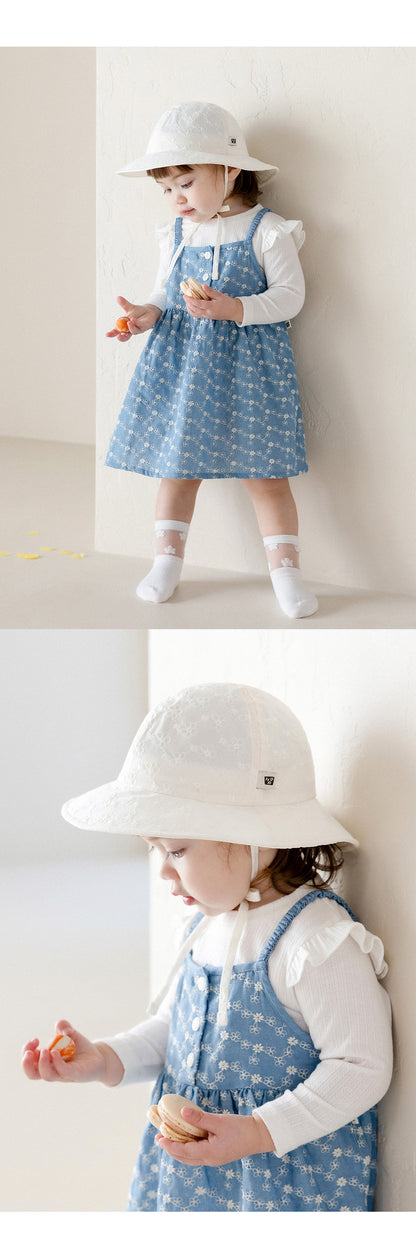 Rev eyelet baby sun hat