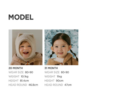 Roti Duffel Fleece Baby Cape