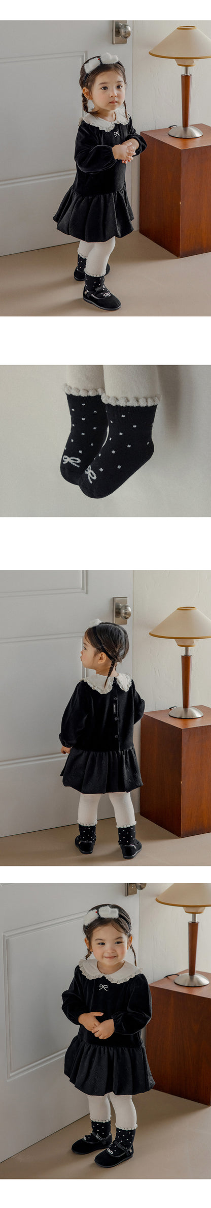 Rubbon Winter Baby 2pack Socks