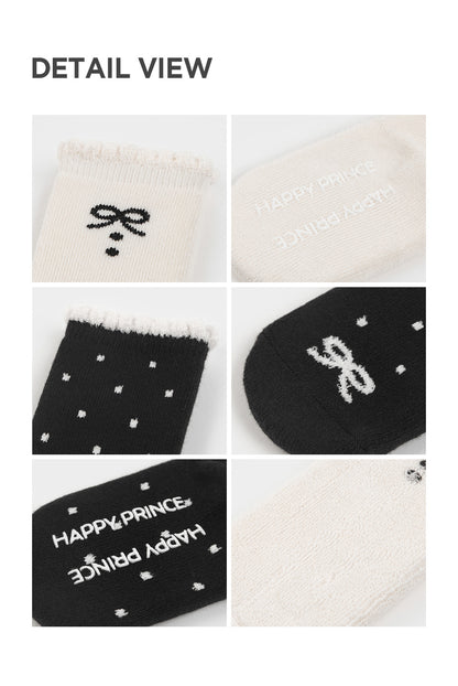 Rubbon Winter Baby 2pack Socks