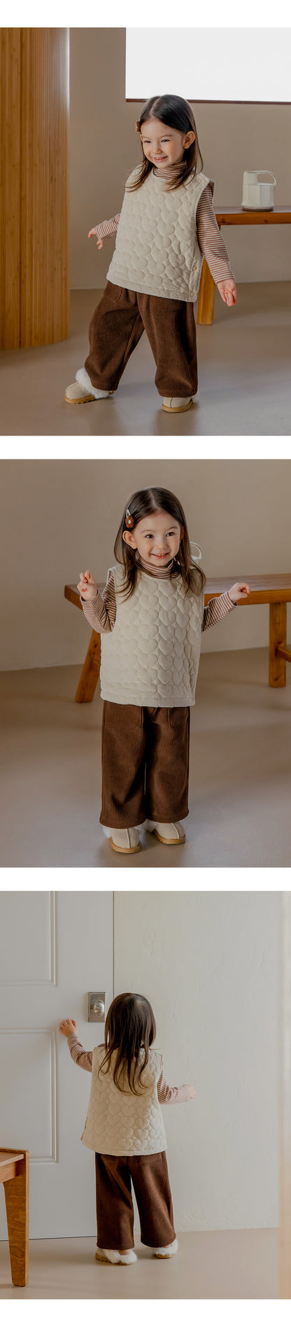 S’more Fleece Lined Corduroy Wide Pants