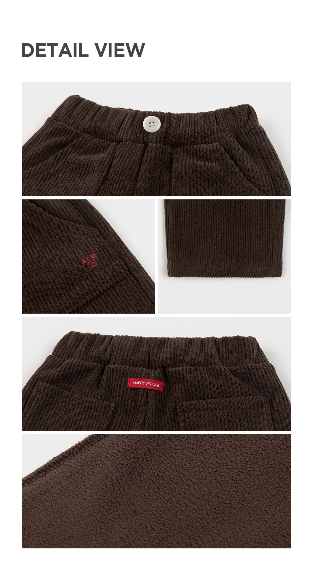 S’more Fleece Lined Corduroy Wide Pants