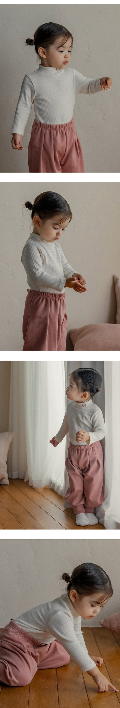 Tender mock turtleneck lounge wear