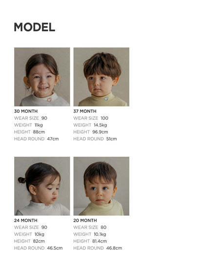 Tender mock turtleneck lounge wear