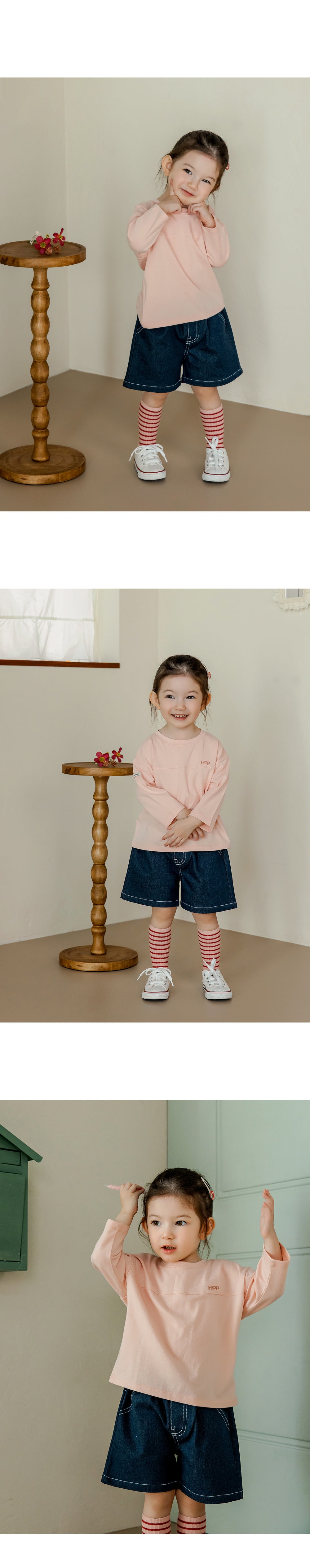 Vito wide denim shorts