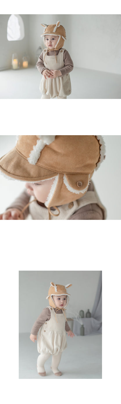 Watt bebe shearling winter baby cap