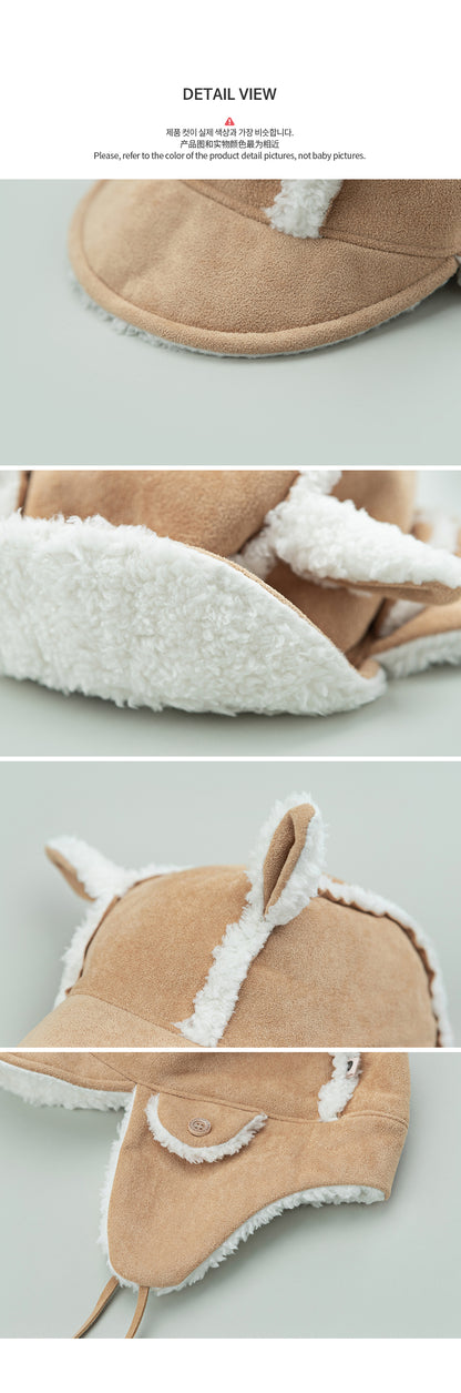 Watt bebe shearling winter baby cap