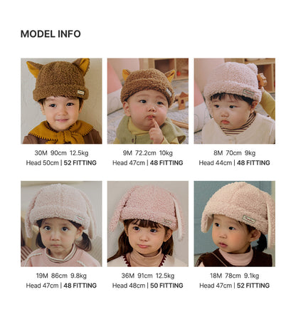 Zoozoo Fleece Winter Baby Hat