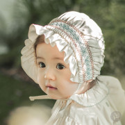 Kids Clara - Avery Baby Bonnet-Cream