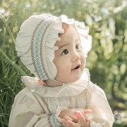 Kids Clara - Avery Baby Bonnet-Cream