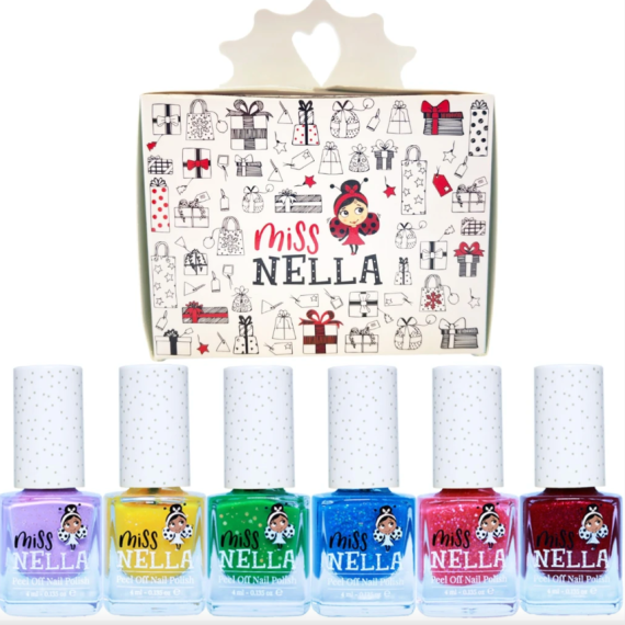 Miss Nella - Christmas House pack of 6 nail polish (random colors) 