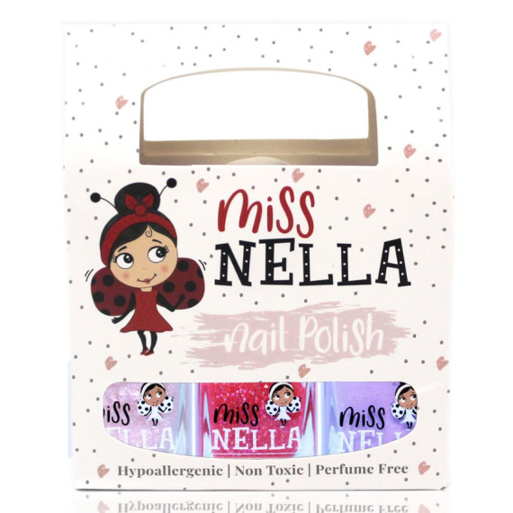 Miss Nella - Christmas House pack of 3 nail polish (random colors) 