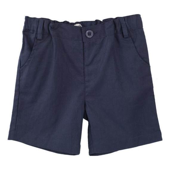 Toby Linen Short Pants - Navy