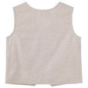 Toby Linen Vest - Sand