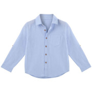 ARCHIE L/S BUTTON SHIRT - BLUE